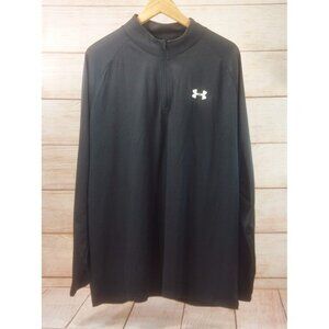 Under Armour Men's Fit Heat Gear Loose Half Zip Collar Neck  Long Sleeve Shirt